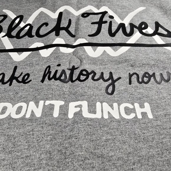 PUMA Black Fives "Make History Now" Graphic Tee Men's Size Small 532264-02 Gray - Picture 9 of 11